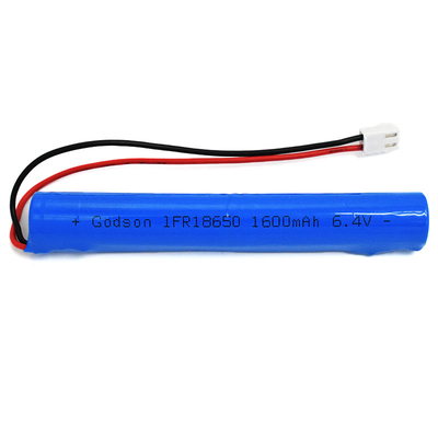بطارية تسجيل الخروج القابلة لإعادة الشحن 6.4V 1600mAh LiFePO4