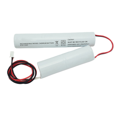 بطارية قابلة للشحن 6.0 فولت NiCd D4500mAh مع عمر خدمة طويل
