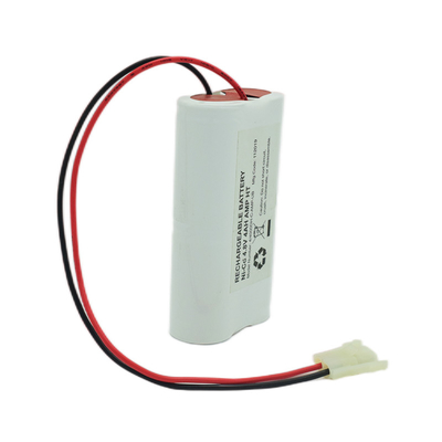 حزمة بطاريات ضوء خروج الطوارئ جنبًا إلى جنب 4.8 فولت D40000mAh NiCd