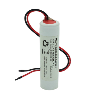 Ni Cd D4000mah 2.4 فولت بطاريات الخروج الضوء نوع العصا مع بيضاء البيكسي