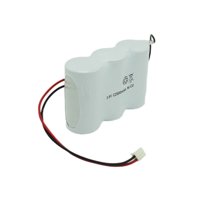 جنبًا إلى جنب مع بطاريات ضوء الخروج لحالات الطوارئ 3.6 فولت C2500mAh NiCd 64g