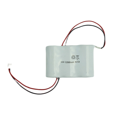 جنبًا إلى جنب مع بطاريات ضوء الخروج لحالات الطوارئ 3.6 فولت C2500mAh NiCd 64g