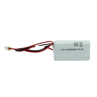 إضاءة الطوارئ بطارية NiCd 3.6V العمر المتوقع 5 سنوات AA900mAh