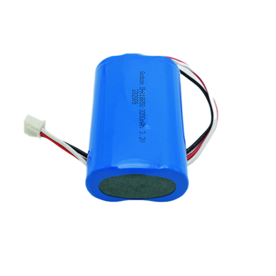 3.2V LiFePO4 بطارية إضاءة الطوارئ 3200mAh ورق الشعير 18650
