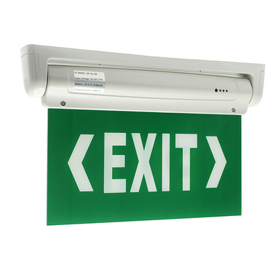 AC85V 3 W بطارية ليثيوم أيون مصباح الطوارئ 300Lm 6500k LED خروج من المصباح النازل