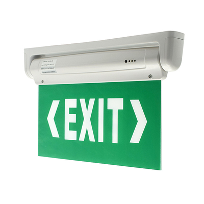 AC85V 3 W بطارية ليثيوم أيون مصباح الطوارئ 300Lm 6500k LED خروج من المصباح النازل