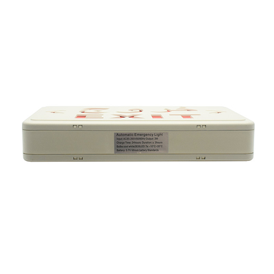 ABS PC أحمر LED خروج الطوارئ تسجيل ضوء AC220V 50 هرتز مع بطارية ليثيوم