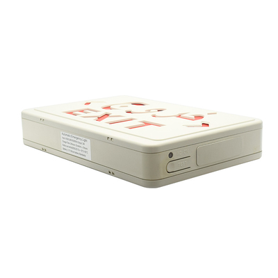 ABS PC أحمر LED خروج الطوارئ تسجيل ضوء AC220V 50 هرتز مع بطارية ليثيوم
