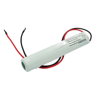 3.6V 1800mAh ضوء الطوارئ بطارية Ni Cd درجة حرارة التشغيل 55 درجة مئوية