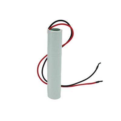 3.6V 1800mAh ضوء الطوارئ بطارية Ni Cd درجة حرارة التشغيل 55 درجة مئوية