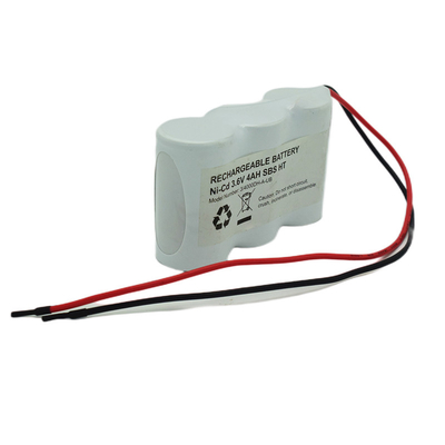 بطاريات NiCD للطوارئ والمخارج الخفيفة D4000mAh 3.6 V آمنة جنبًا إلى جنب