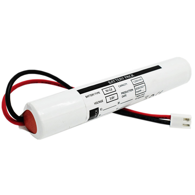 3.6 فولت بطاريات ضوء الخروج للطوارئ رمز النظام المنسق 8507300090 NiCD SC1200mAh
