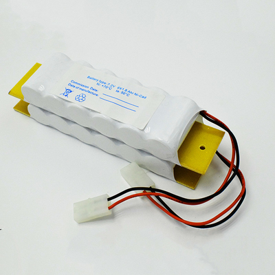 7.2V 1800mAh الطوارئ ضوء بطارية النيكل والكادميوم رمز النظام المنسق 8507300090
