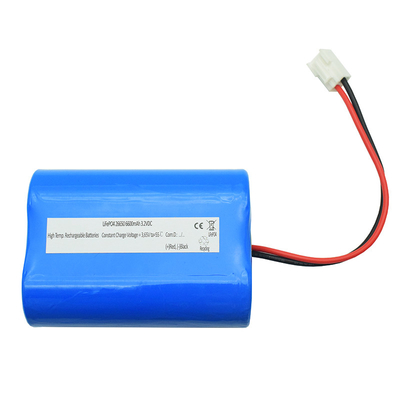 IFR26650 أدى ضوء الطوارئ بطارية ليثيوم LiFePO4 3.2V 6600mAh قدرة عالية