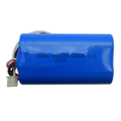 3200mAh 3.2V أسطواني النار الخروج بطاريات ضوء LiFePO4 IFR18650