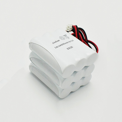 حزمة بطاريات ضوء خروج الطوارئ AA من NiCD AA900mAh 3.6V SBS قابلة لإعادة الشحن