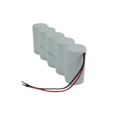 بطاريات NiCD للضوء الطارئ D4000mAh 6.0 فولت آمنة جنبا إلى جنب