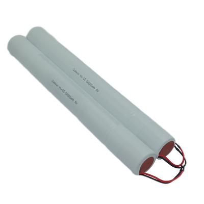 NiCd D4000mAh 6.0V بطارية احتياطية لإضاءة الطوارئ