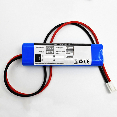 بطارية الليثيوم قابلة لإعادة الشحن 600mAh 12.8V IFR 14500 السلامة والموثوقية