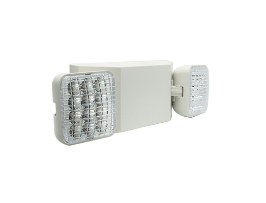 3 ساعات مدة الطوارئ الداخلية مصباح الخروج LED 3W 85-265V ذو رأس مزدوج مصباح الجدار قابل للتركيب