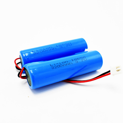 إضاءة طوارئ قابلة لإعادة الشحن بطارية ليثيوم أيون ICR18650 3200 mAh 3.7V MSDS UN38.3