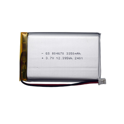 السلامة بطارية ليثيون بوليمر 804670 3350mAh 3.7V