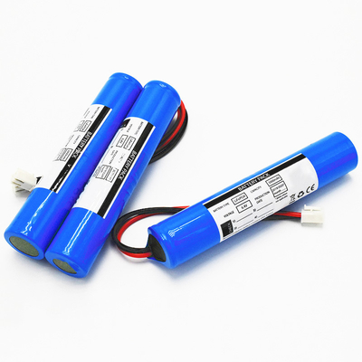 بطارية LiFePO4 2x26650 3000mAh 6.4V نوع العصا (المرفق JST VH-2P ، UL1015 18 # ، طول السلك 150mm)