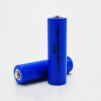 14500 600mAh 3.2V بطارية LiFePO4 لأضواء الطوارئ وعلامات الخروج