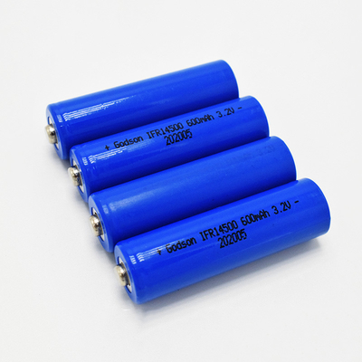 14500 600mAh 3.2V بطارية LiFePO4 لأضواء الطوارئ وعلامات الخروج