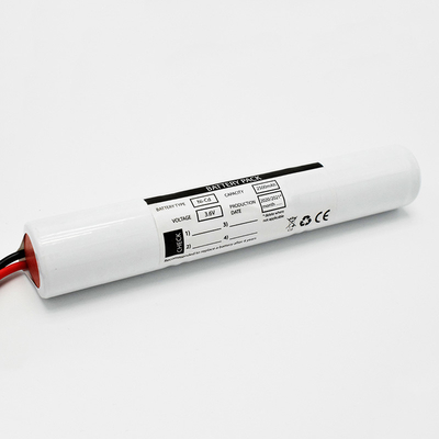 3.6 فولت 2500mAh بطارية Ni-CD لإضاءة الطوارئ مع كفاءة عالية في التكلفة