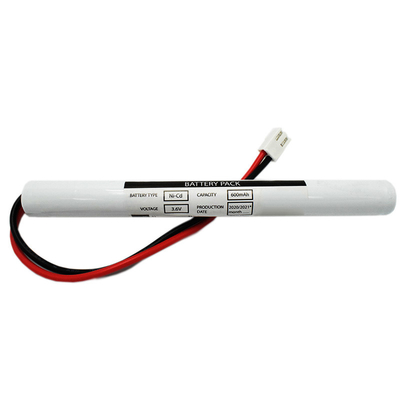 Ni Cd AA600mah 3.6 فولت بطاريات الخروج الضوء نوع العصا مع السلامة الجيدة