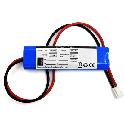 IFR 600mAh 12.8V 14500 بطاريات LiFePO4 قابلة لإعادة الشحن