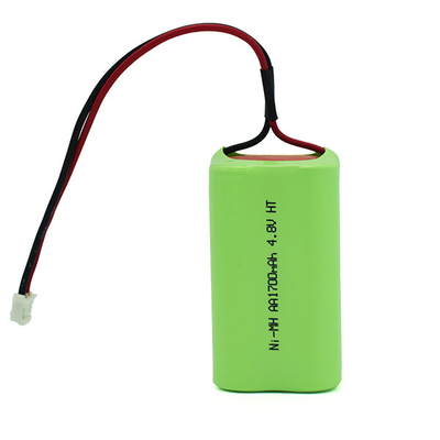 مصباح الخروج الطارئ بطاريات درجة حرارة عالية NiMH AA1700mAh 4.8V