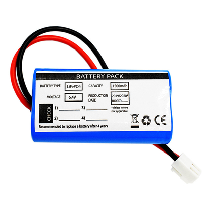 استخدام الإضاءة الشمسية الطارئة جنبا إلى جنب بطاريات LiFePO4 1500mAh 6.4 فولت