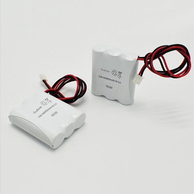 إضاءة الطوارئ جنبا إلى جنب بطارية Ni-Cd AA900mAh 3.6V