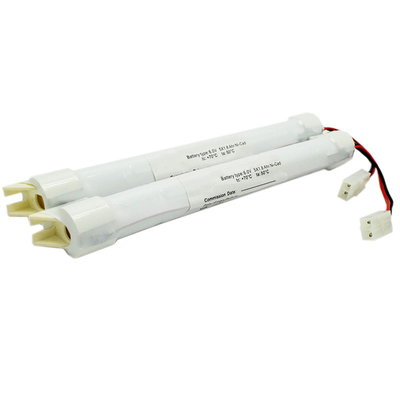 بطارية الإضاءة الطارئة بطارية Ni-Cd SC1800mAh 6.0V 10.8Wh نوع عصا OEM مع وحدة تركيب الجدار الجانبي