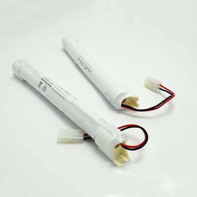 بطارية الإضاءة الطارئة بطارية Ni-Cd SC1800mAh 6.0V 10.8Wh نوع عصا OEM مع وحدة تركيب الجدار الجانبي