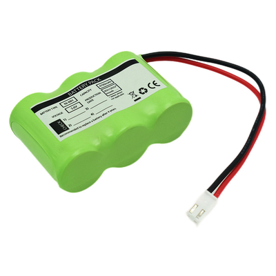 3S1P جنبا إلى جنب نوع 3.6 فولت Ni-Mh C4700mAh بطارية قابلة لإعادة الشحن عالية درجة الحرارة OEM PVC