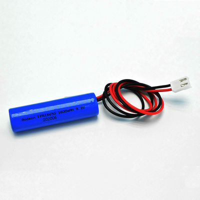 نوع واحد IFR 18650 * 1 خلية مع PCM 1.6Ah 3.2V بطاريات LiFePO4 الأسطوانية
