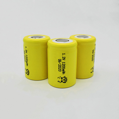 1200mAh خلية بطارية نيكل كادميوم 1.2 فولت لإضاءة الطوارئ