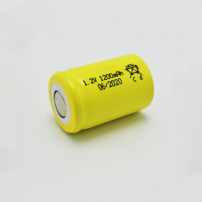 1200mAh خلية بطارية نيكل كادميوم 1.2 فولت لإضاءة الطوارئ