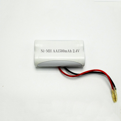 ارتفاع درجة الحرارة النيكل معدن هيدريد خروج الطوارئ بطاريات ضوء 2.4 فولت AA1500mAh