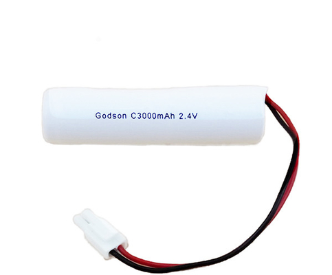 OEM خروج تسجيل ضوء حزمة البطارية NiCD C3000mAh 2.4V نوع العصا
