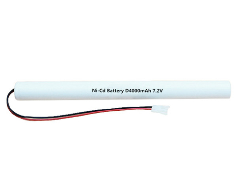 قابلة لإعادة الشحن NiCd في حالات الطوارئ بطاريات ضوء الخروج 7.2 V D4000mAh