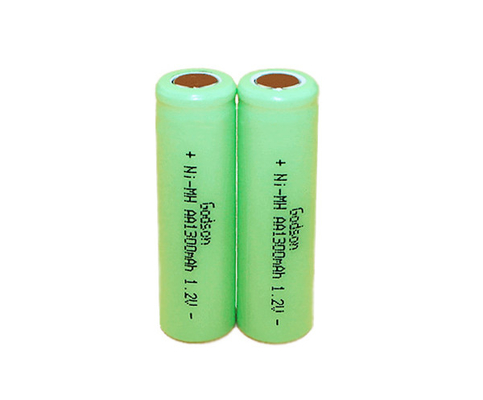 1.2V 0.1C الطوارئ خروج تسجيل البطارية AA 1300mAh بطارية Ni MH