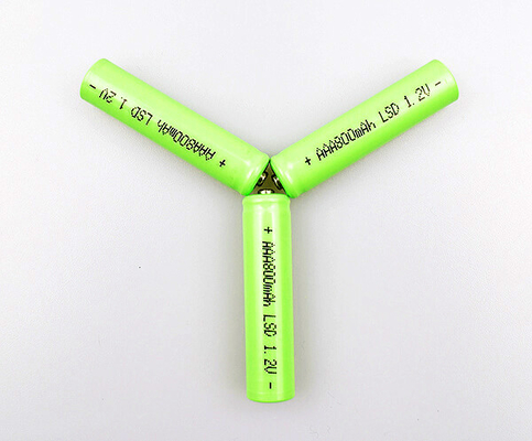 خلية بطارية AAA 800mAh 1.2V Ni Mh لإضاءة الطوارئ
