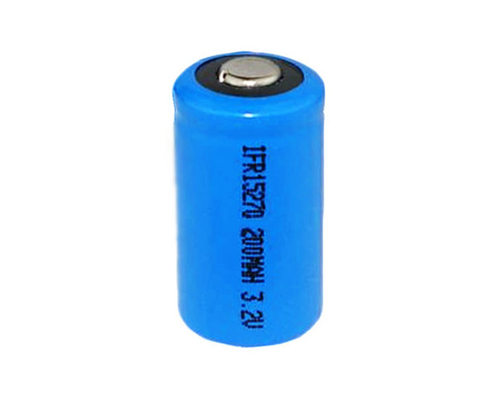 أزرق قابلة لإعادة الشحن 3.2 فولت بطارية LiFePO4 IFR15270 خلايا 200mAh