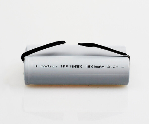 1500mAh 3.2 V بطارية ليثيوم فوسفات الحديد مصباح الطوارئ 18650 عصا واحدة