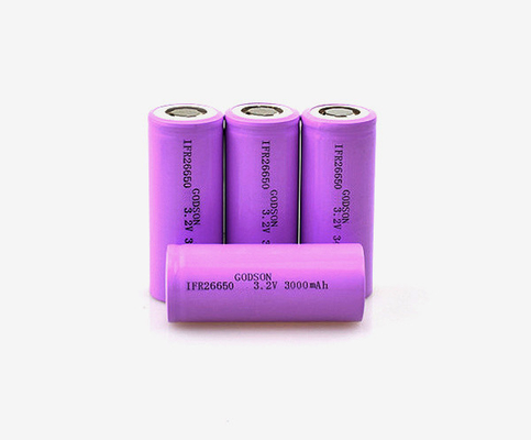 LiFePO4 بطارية ليثيوم ضوء الطوارئ 3.2V 3000mAh IFR26650