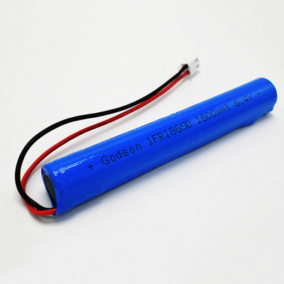 بطارية تسجيل الخروج القابلة لإعادة الشحن 6.4V 1600mAh LiFePO4